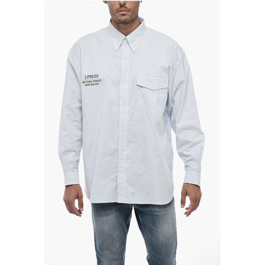 J.Press Button Down Awning Striped Shirt