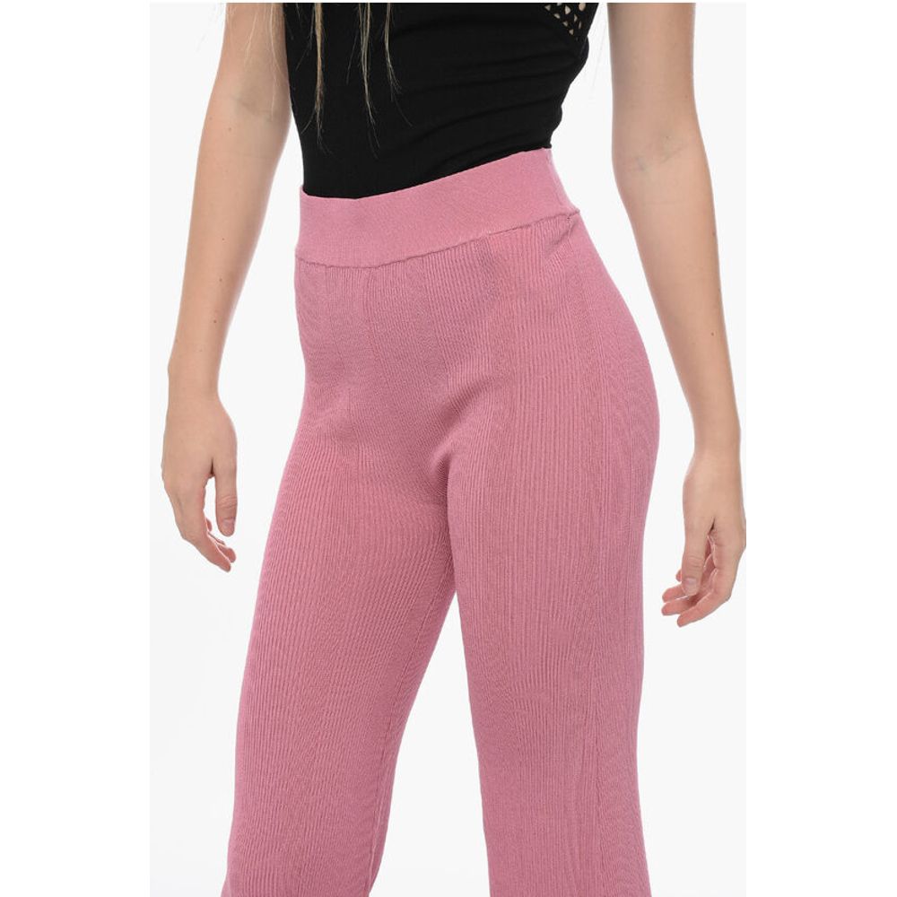 Remain High Waist Ribbed Palazzo Pants