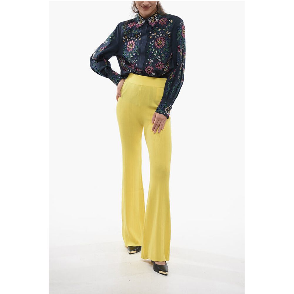 Remain High Waist Ribbed Palazzo Pants