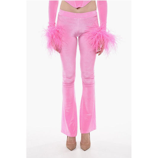 Adriana Hot Couture Boot Cut Chenille Pants with Side logo