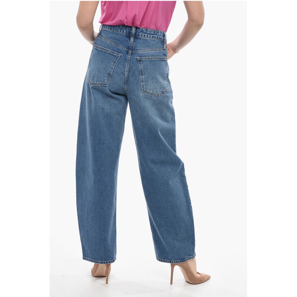 Frame High-Waist Straight Leg Jeans 23cm