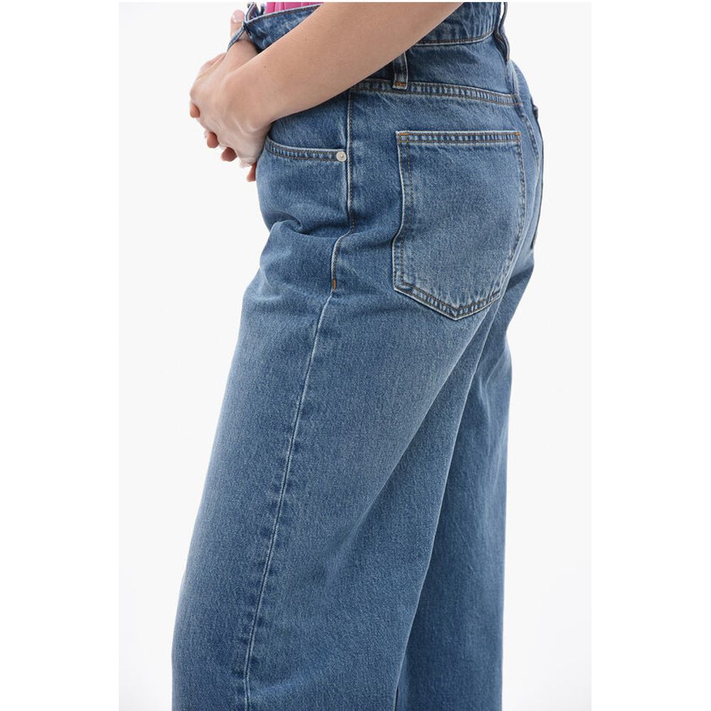 Frame High-Waist Straight Leg Jeans 23cm