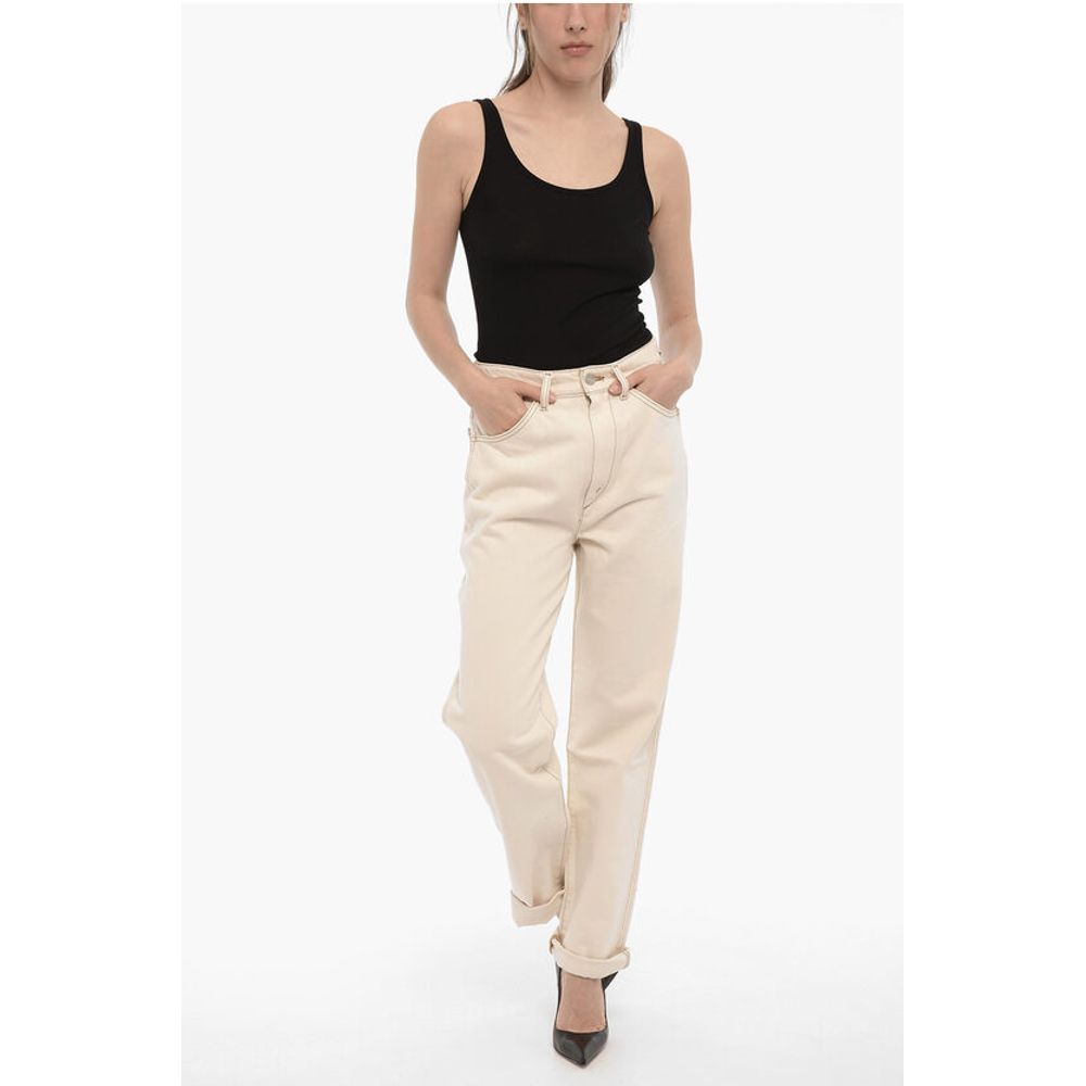 RE/DONE High-Waisted Jeans with Visible Stitching 20cm