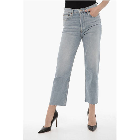 RE/DONE Straight Leg Stretch Denim 70s STOVE PIPE Jeans 18cm