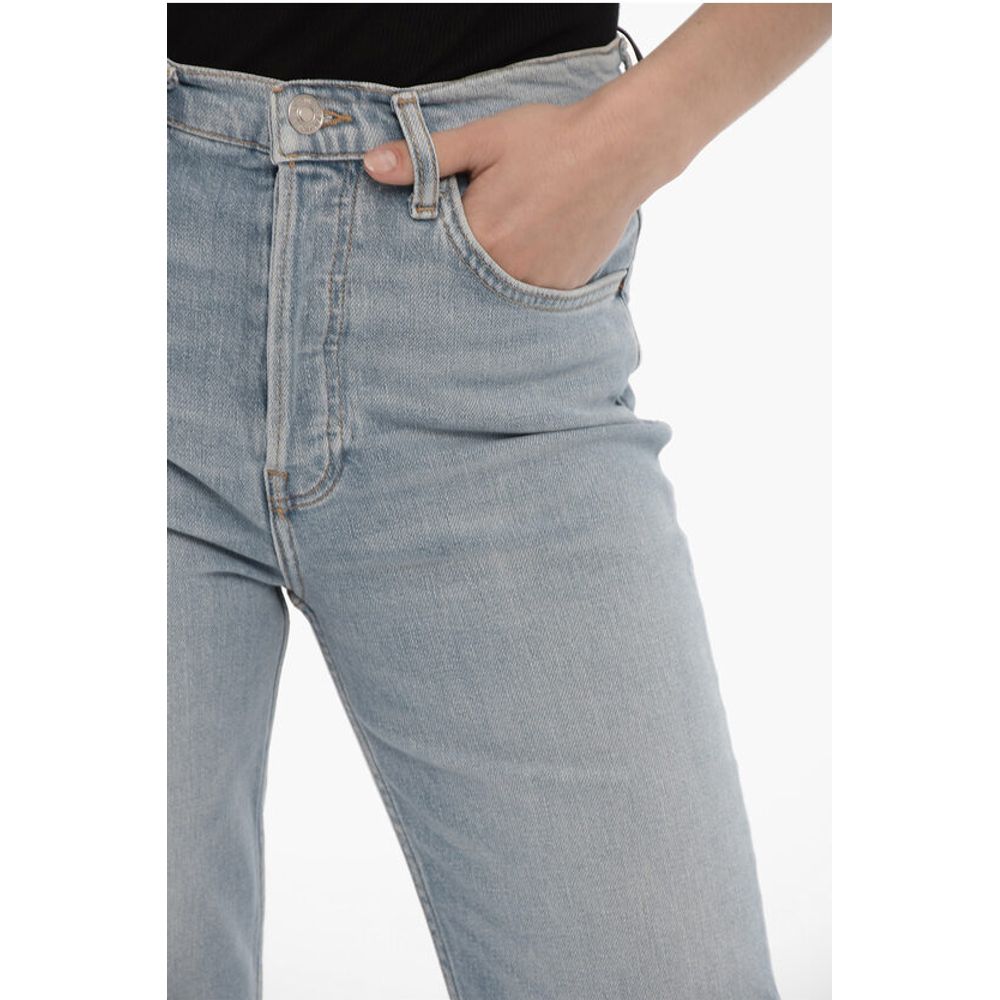 RE/DONE Straight Leg Stretch Denim 70s STOVE PIPE Jeans 18cm