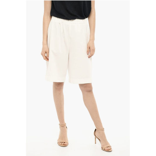 Woolrich Cotton Shorts with Patch