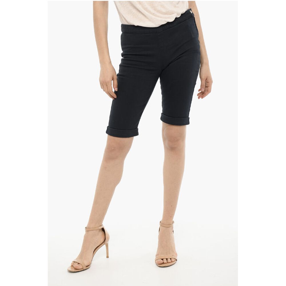 Woolrich Cuffed Hem Shorts with Golden-Closure
