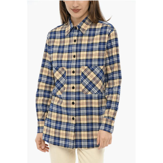 Woolrich Double Breast Pockets Tartan Check Shirt