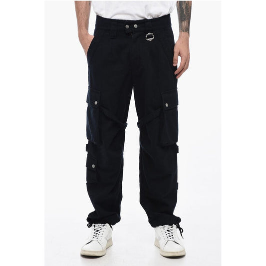 Isabel Marant Cargo EUSEBIO Pants with Drawstringed Ankles