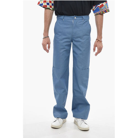 We11done Straight Leg Pants with Belt Loops