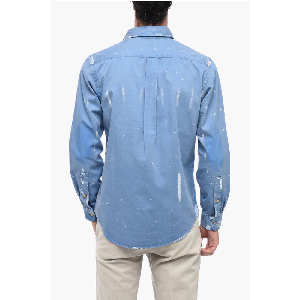 Polo Ralph Lauren Classic Fit Saharan Shirt with Paint Effect Print
