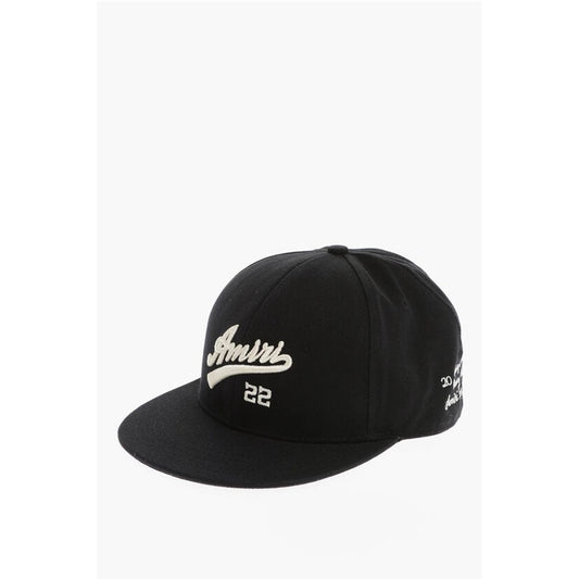 Amiri Solid Color Cap with Embossed Logo
