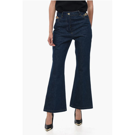 Patou Flare Fit Jeans With Jewel Details 27cm