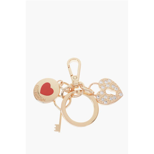 Moschino LOVE Metal Keyring with Charms
