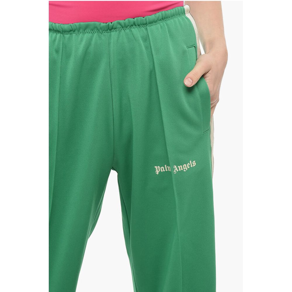 Palm Angels Track Flared Pants with contrasting side bands