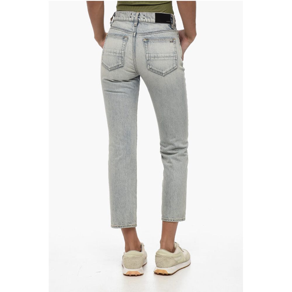 Amiri Straight Leg Jeans with Belt Loops 18cm