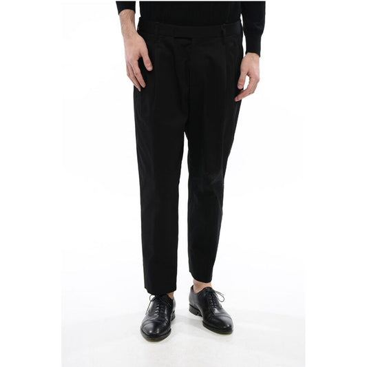 Neil Barrett Double-pleated MICK Stretch Cotton Pants