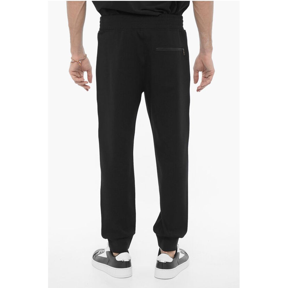 Neil Barrett Skinny Fit BOLTS Joggers with Contrasting Embroidery