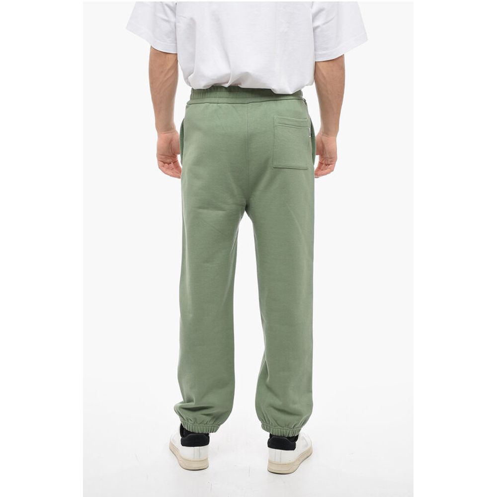 Jil Sander Brushed Cotton Joggers with Drawstring