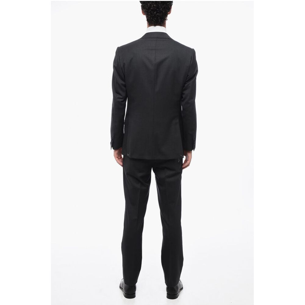 Corneliani Virgin Wool LEADER Suit with Flap Pockets