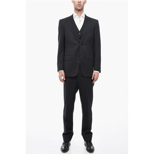 Corneliani 3 Piece MANTUA Virgin Wool Suit