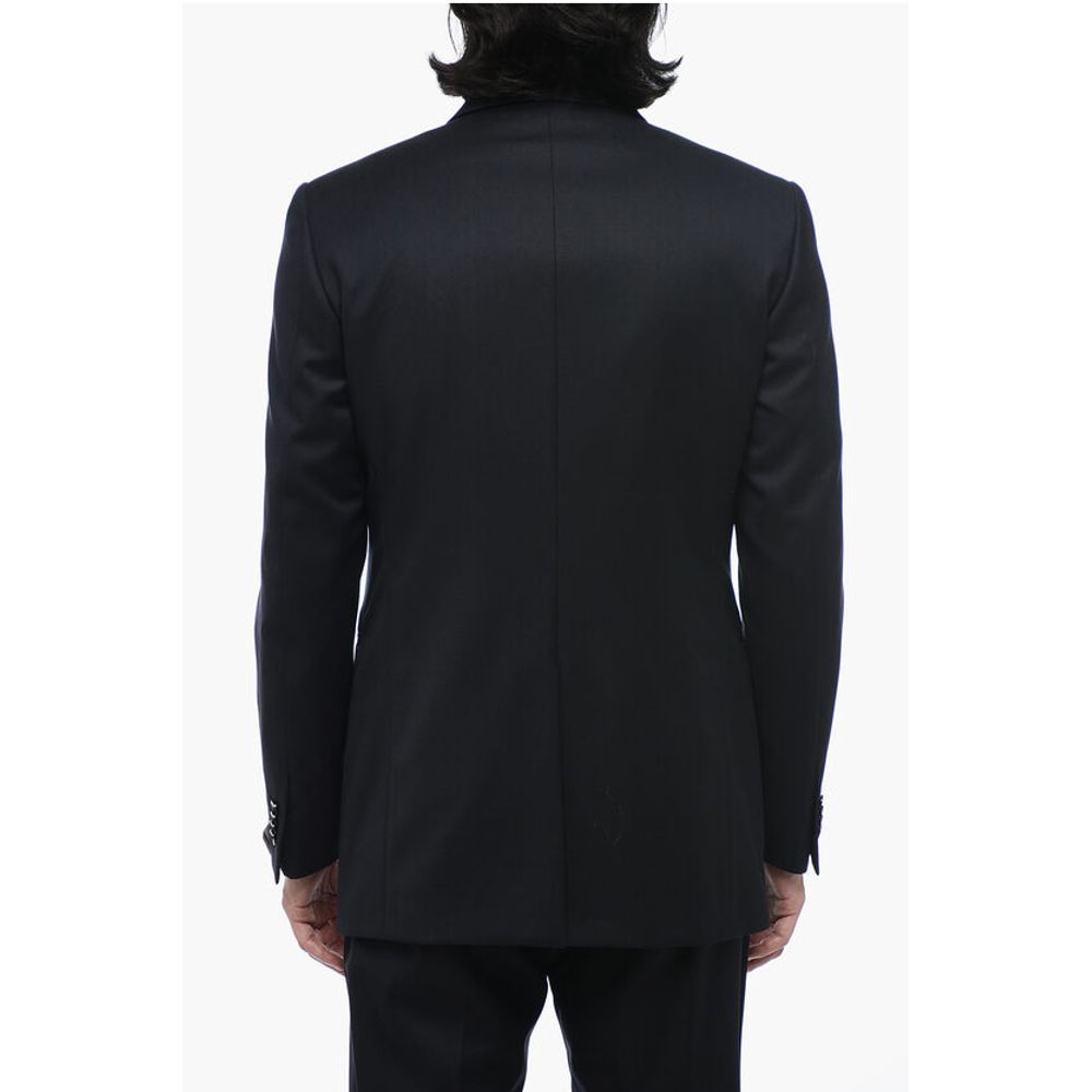 Corneliani Virgin Wool ACADEMY CERIMONIA Suit with Shawl Lapel