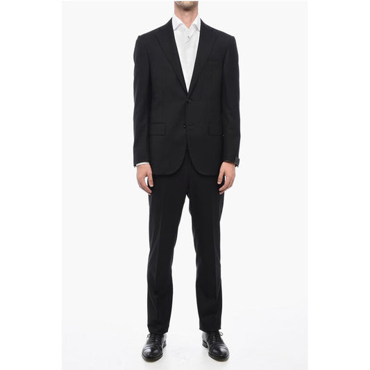 Corneliani Virgin Wool LEADER Suit with Flap Pockets
