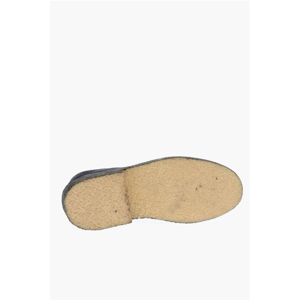 Corneliani ID Wool Lined Suede Desert Boots