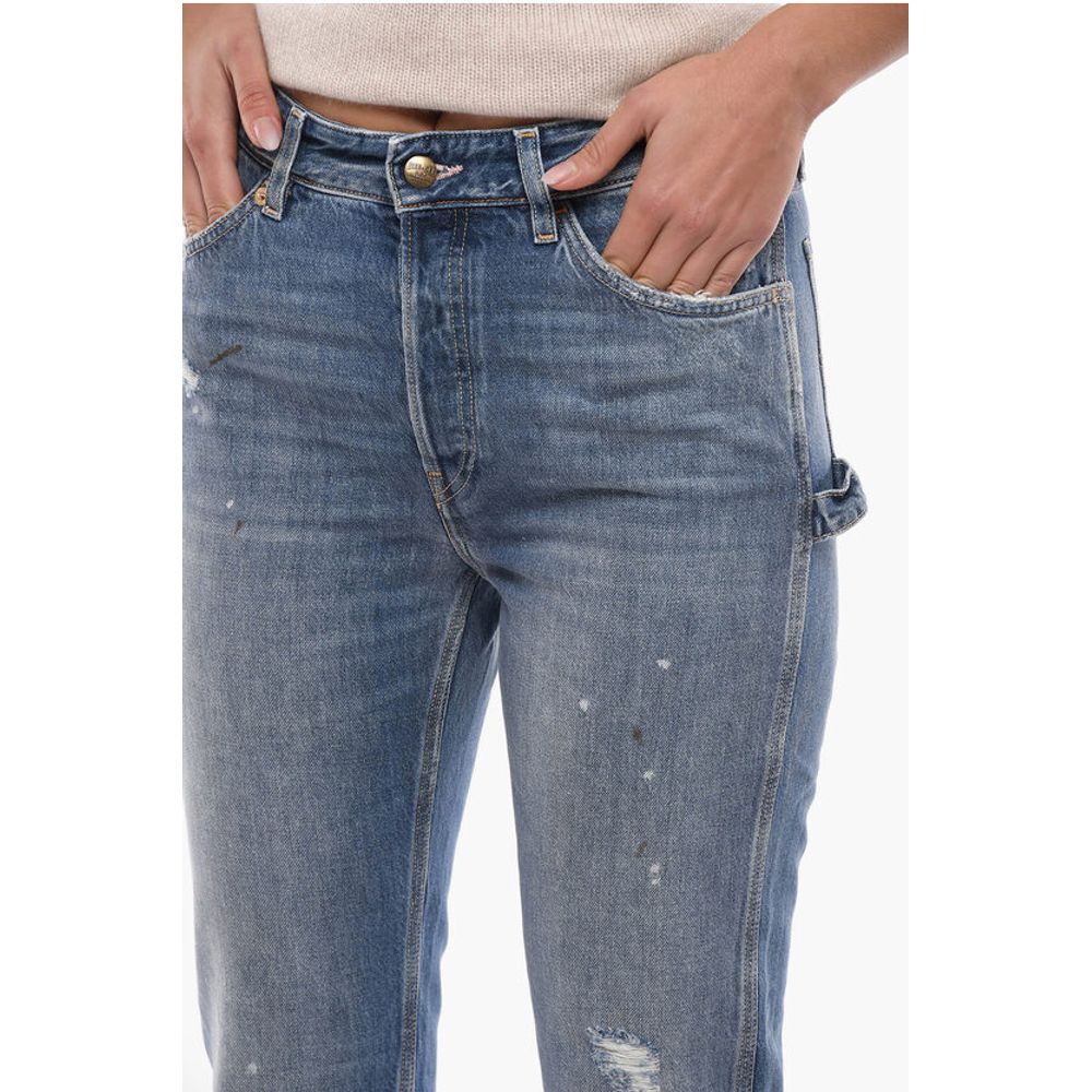 Washington Dee Cee Frayed Hem Cropped Jeans 16cm