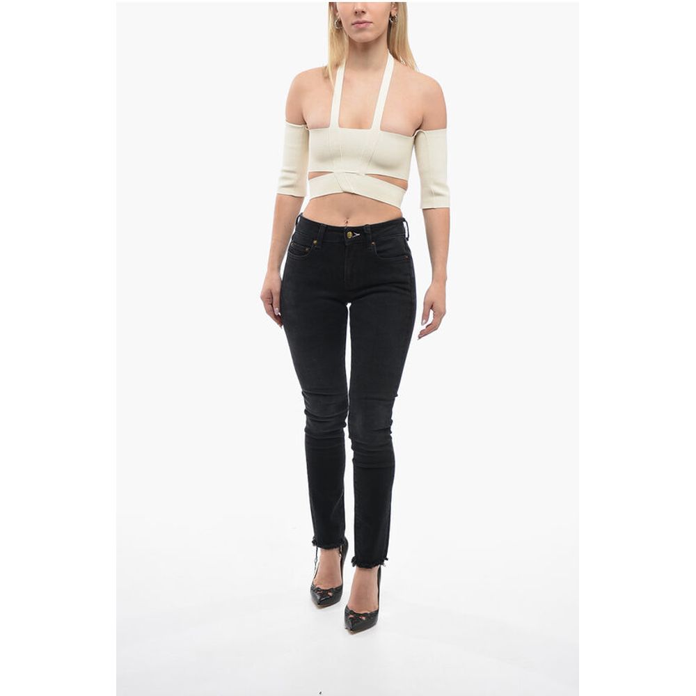 Washington Dee Cee Raw-Cut Bottom Skinny Fit Jeans