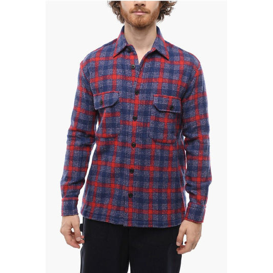 Destin Utility Pockets WESTER COLOR Wool Blend Shirt