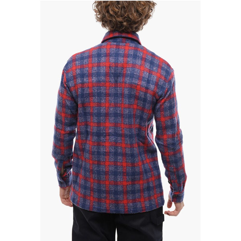 Destin Utility Pockets WESTER COLOR Wool Blend Shirt