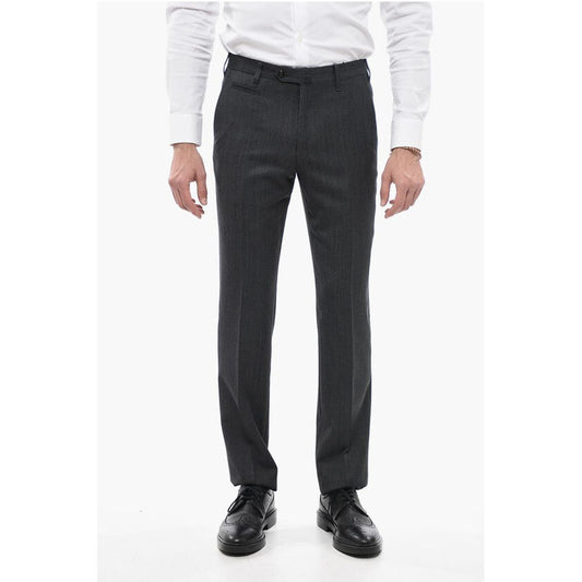 Corneliani 4 Pocket Virgin Wool Pants with Belt Loops
