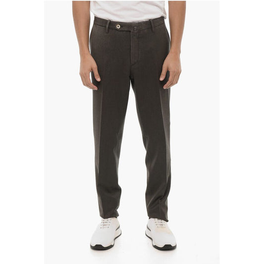 Corneliani 4 Pocket Wool Pants with Delavè Effect
