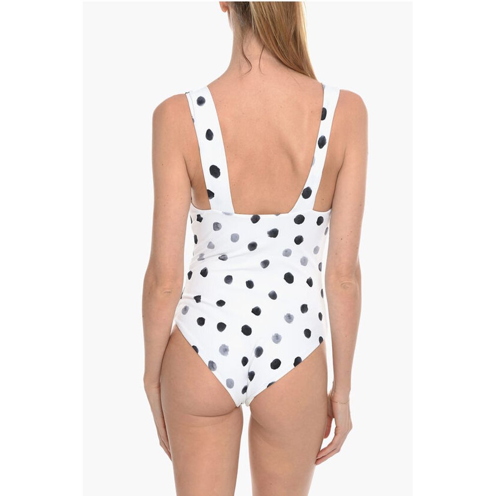 Marysia Polka Dots LEHI One-Piece Swimsuit with Bow On the Front