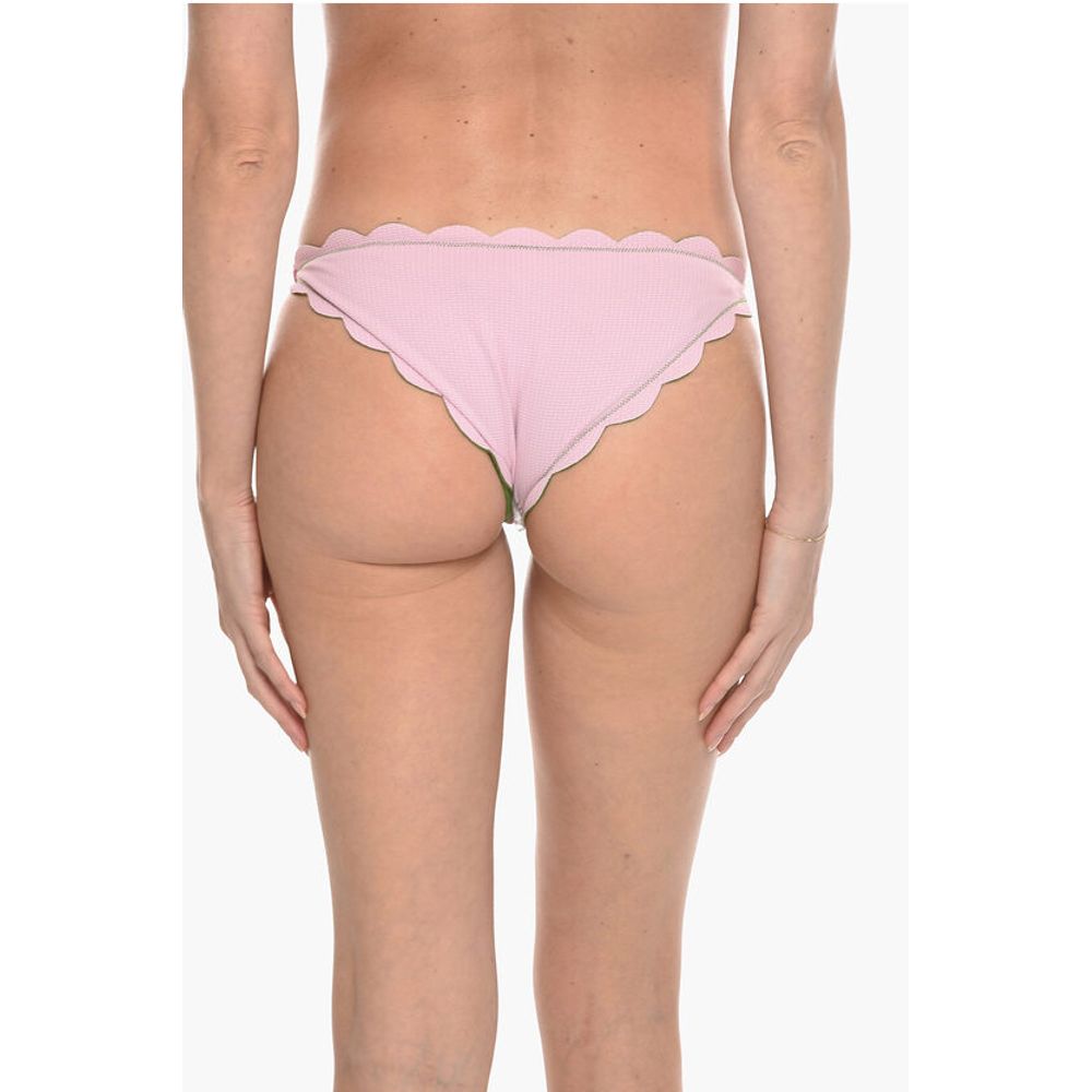 Marysia Reversible ANTIBES Bikini Bottom with Scalloped Edge