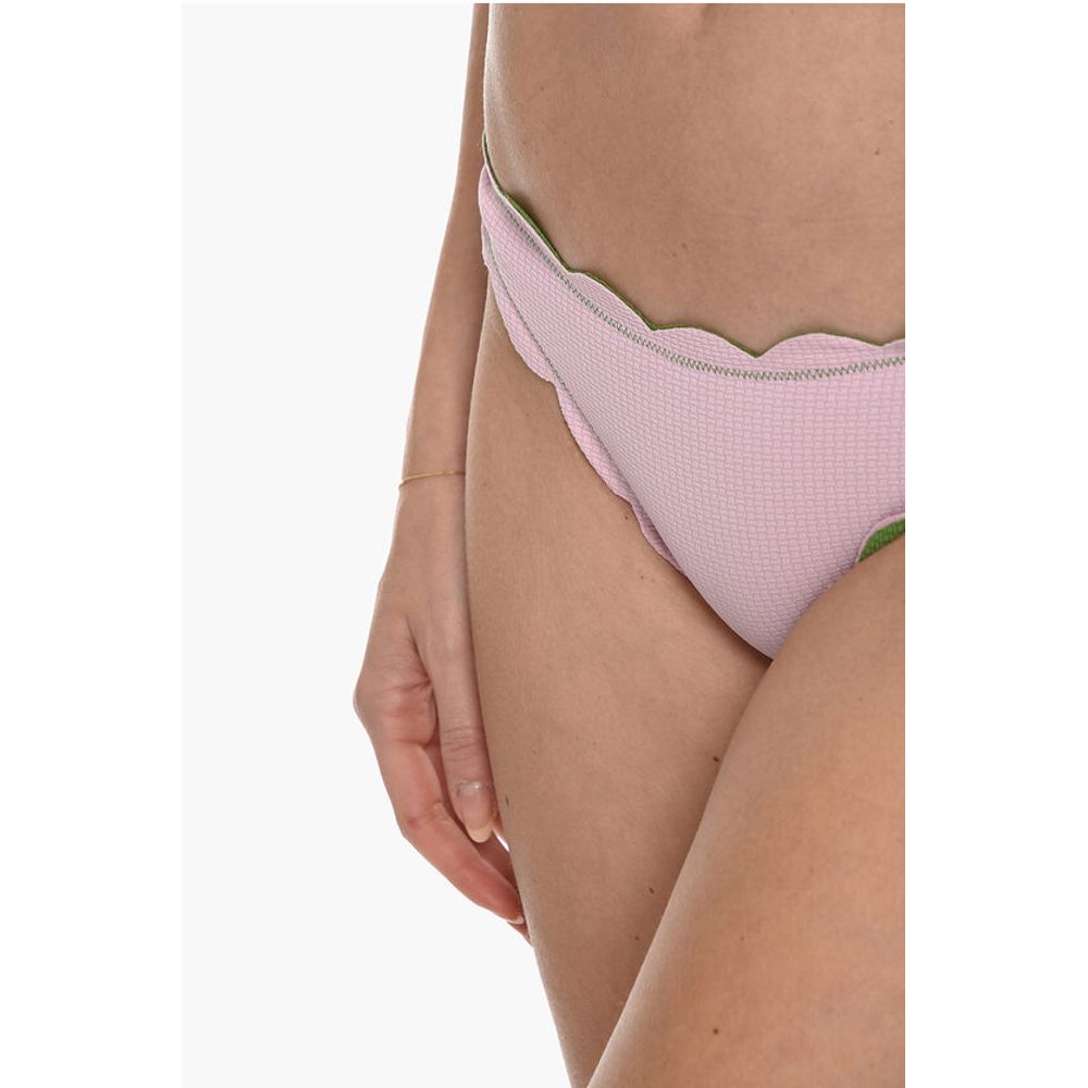 Marysia Reversible ANTIBES Bikini Bottom with Scalloped Edge