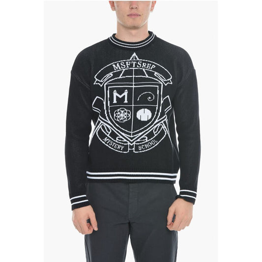 MSFTSrep Organic Cotton Crew-Neck Sweater with Contrast Embroidery