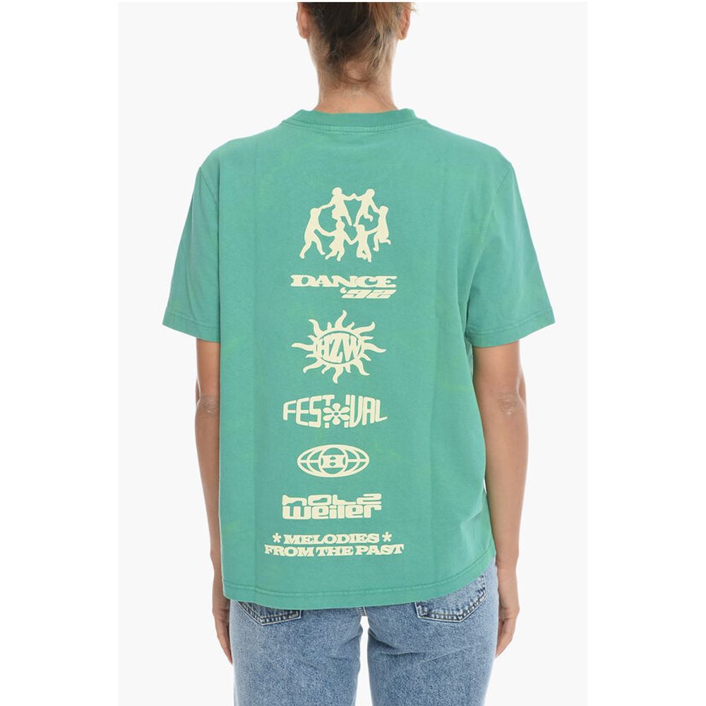 Holzweiler Back Printed KJERAG LOGOS Crew-neck T-Shirt