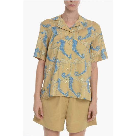 Samsoe Samsoe All-over Printed MALENE Shirt with Short Sleeve
