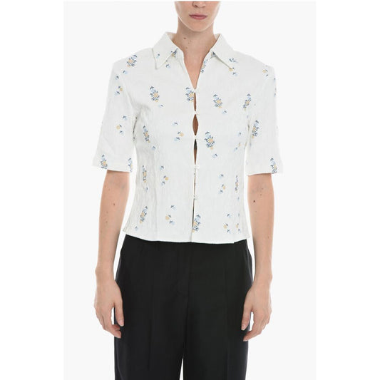 Samsoe Samsoe Jacquard Floral -Motif MARIAH Shirt