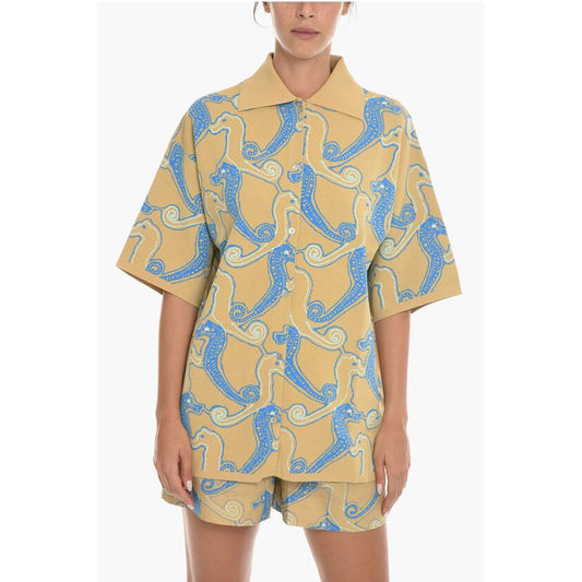 Samsoe Samsoe All-Over Embroidery RHEY Maxi Shirt