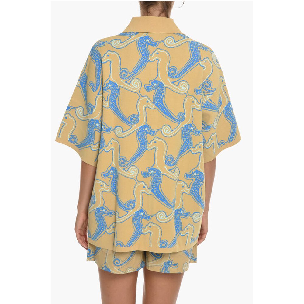 Samsoe Samsoe All-Over Embroidery RHEY Maxi Shirt