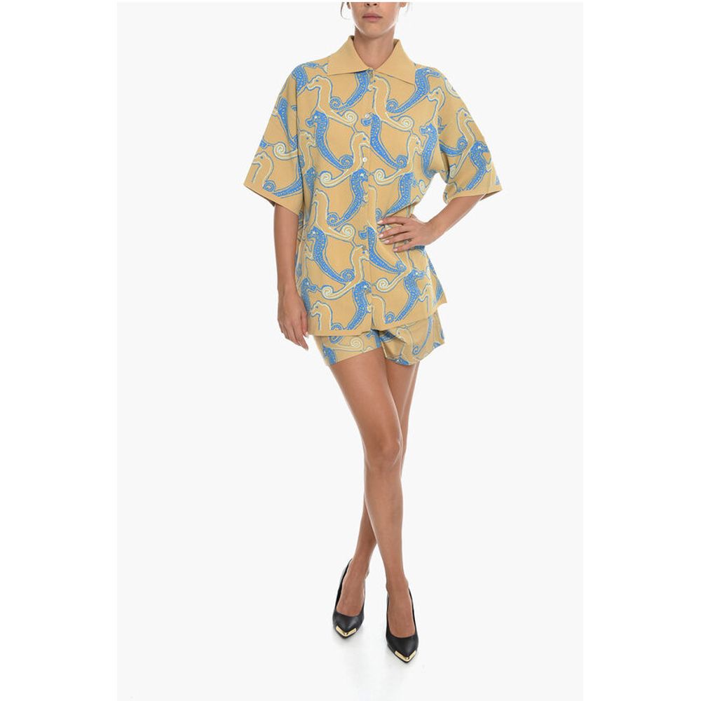 Samsoe Samsoe All-Over Embroidery RHEY Maxi Shirt