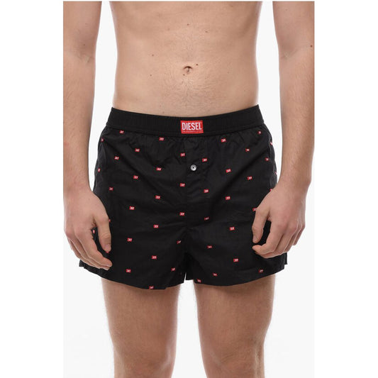 Diesel All-Over Monogram Embroidery Boxer