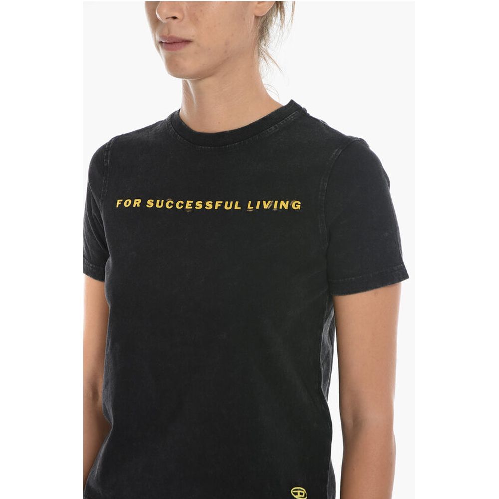 Diesel Vintage Effect T-REG-E4 Crew-neck T-Shirt