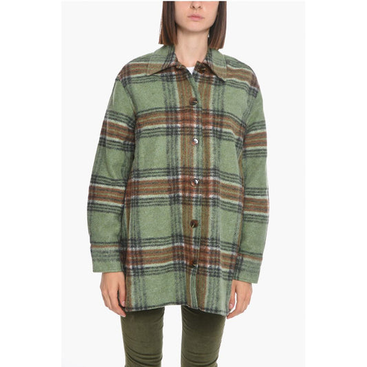 Samsoe Samsoe Tartan Patterned ROSALIE Pile Oveshirt