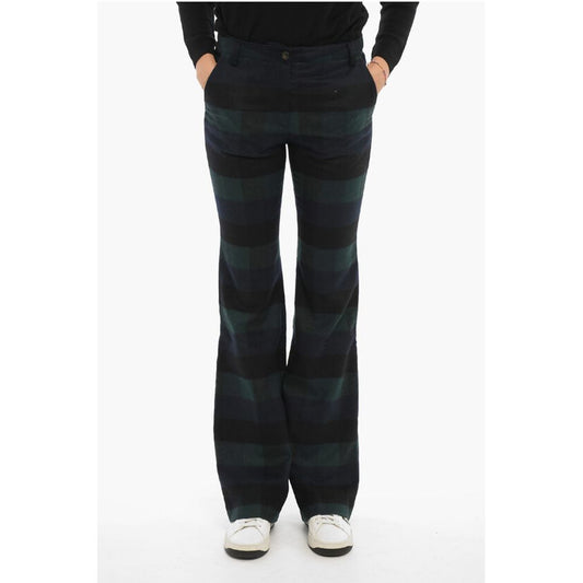 Woolrich Buffalo Checked Wool Blend cropped Pants