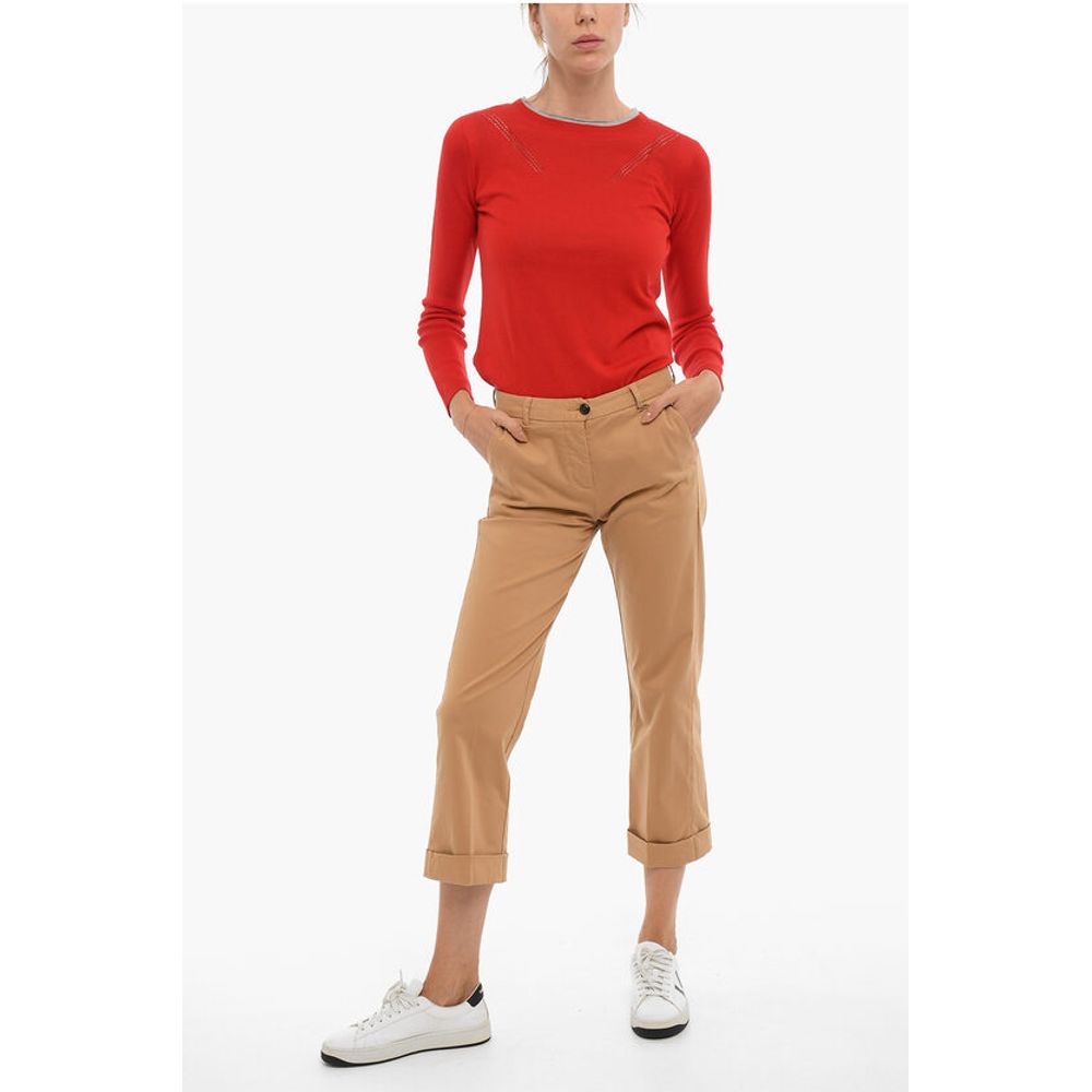 Woolrich Cotton Stretch AMERICAN Pants with Belt Loops