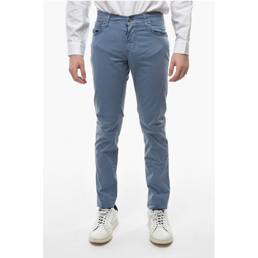Corneliani ID LUXURY DENIM Stretchy-cotton 5-pocket Pants